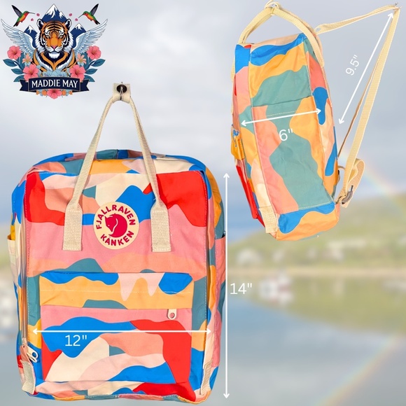 🌟Fjällräven: Kånken "Spring Landscape" Art Special Edition Backpack (NWOT)🌟 - Picture 2 of 11